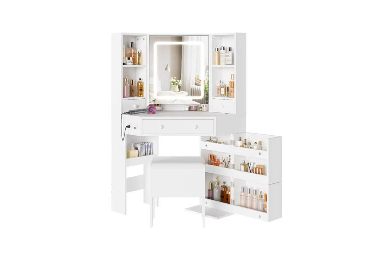Find the Best Corner Vanity Desk Near You