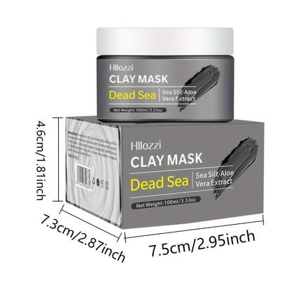 100ml/3.38oz Dead Sea Clay Mask, Facial Mud Film, Cleansing Hydrating Moisturizing Mud Mask, Make Skin Soft And Smooth