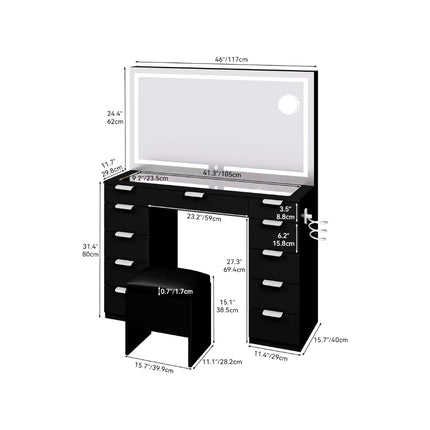 LumiLuxe Vanity