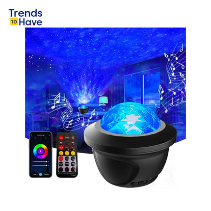 The LED Star Galaxy Projector with in speakers and Bluetooth