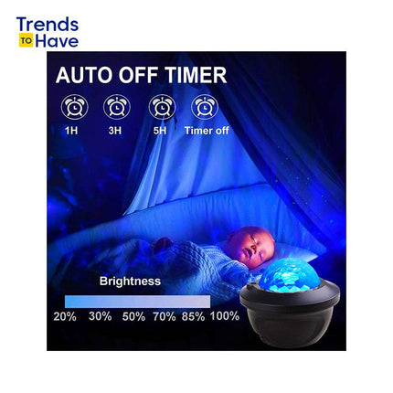 The LED Star Galaxy Projector with in speakers and Bluetooth