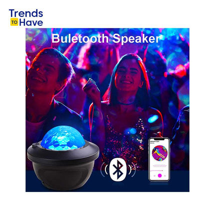 The LED Star Galaxy Projector with in speakers and Bluetooth
