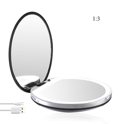 the Go-Mirror: The Portable Smart Makeup Mirror with LED Design