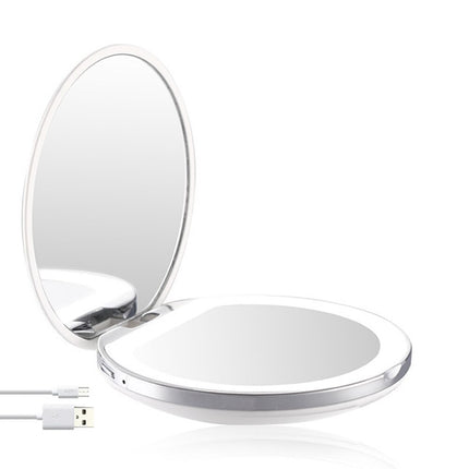 the Go-Mirror: The Portable Smart Makeup Mirror with LED Design