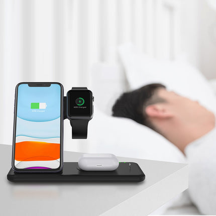 Fast-Charge 4-in-1" Wireless Charger Stand