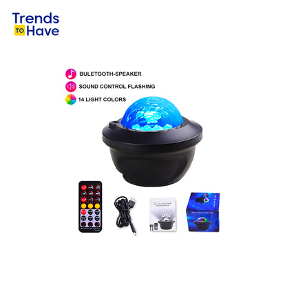 The LED Star Galaxy Projector with in speakers and Bluetooth
