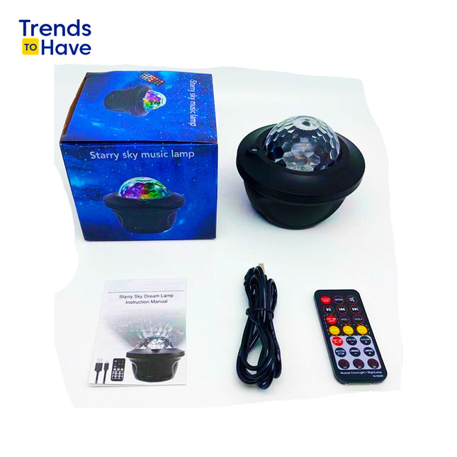 The LED Star Galaxy Projector with in speakers and Bluetooth