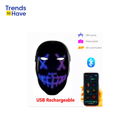 The Programmable LED Luminous Mask