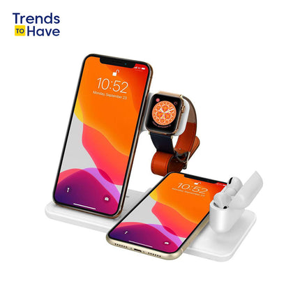 Fast-Charge 4-in-1" Wireless Charger Stand