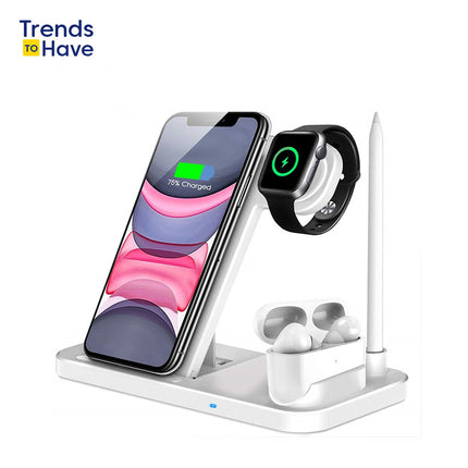 Fast-Charge 4-in-1" Wireless Charger Stand