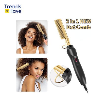 La plancha de pelo "2 en 1 Hot-Combo"